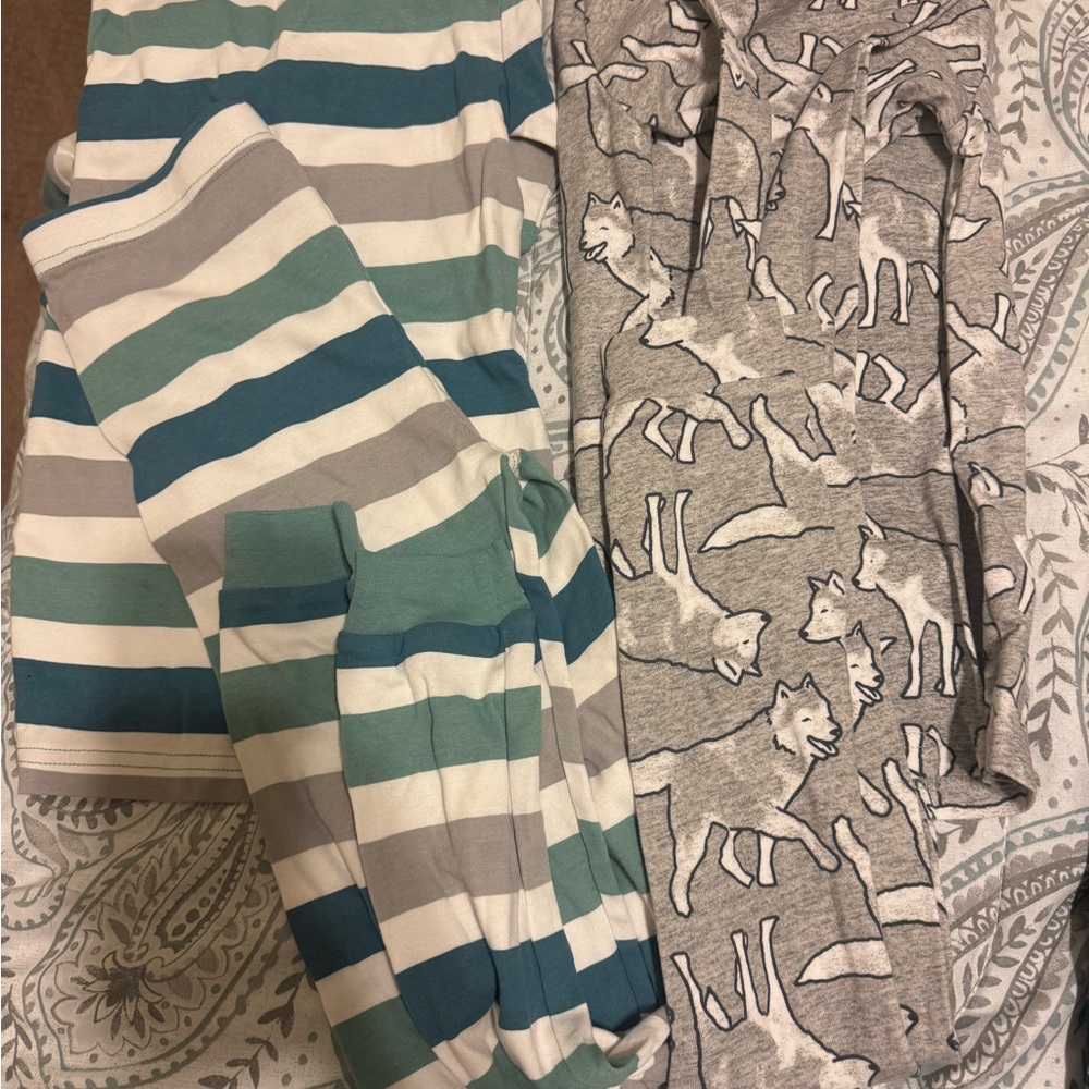 Carter's Gray and Blue Pajama Set